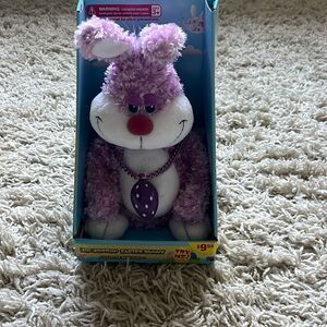 NIB Rapping Hip Hop Easter Bunny Rabbit Doll Gemmy Animated Musical 2006 Y2K